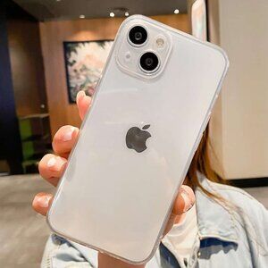 iPhone 15 Pure Clear Case with Never Yellowing) Transparent Slim Cover 6.1"